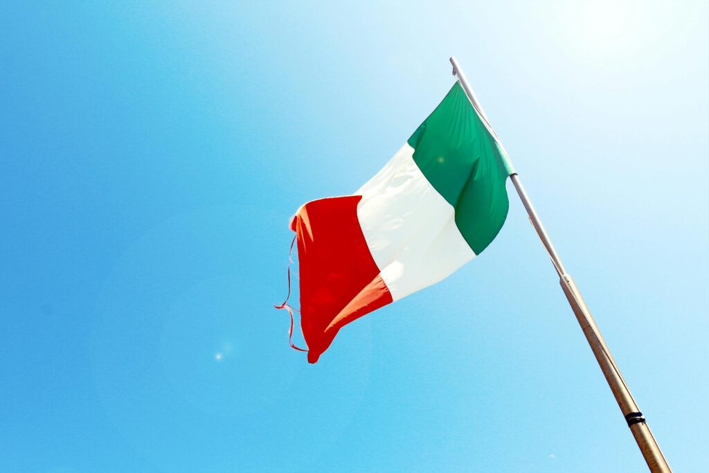 Bandera de Italia